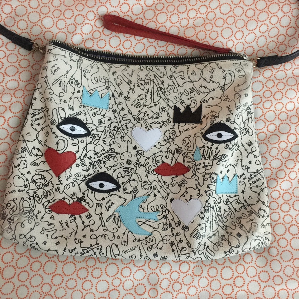 Unique Min-Mon handmade crossbody bag